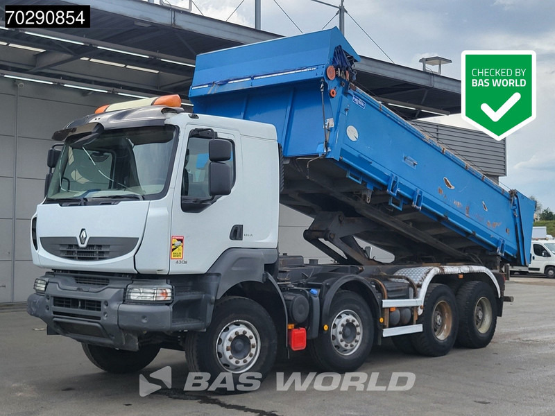 Renault Kerax 430 8X4 15m3 Forez Bennes Tipper 3-sides Steelsuspension Big-Axle Automatic Euro 5 - Самоскид вантажівка: фото 1 Renault Kerax 430 8X4 15m3 Forez Bennes Tipper 3-sides Steelsuspension Big-Axle Automatic Euro 5 - Самоскид вантажівка: фото 1