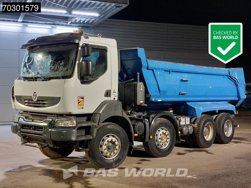 Renault Kerax 520 8X4 17m3 CIF tipper Steel Suspension Big-Axle Optibrake+ Automatic Euro 5 - Самоскид вантажівка: фото 1 Renault Kerax 520 8X4 17m3 CIF tipper Steel Suspension Big-Axle Optibrake+ Automatic Euro 5 - Самоскид вантажівка: фото 1