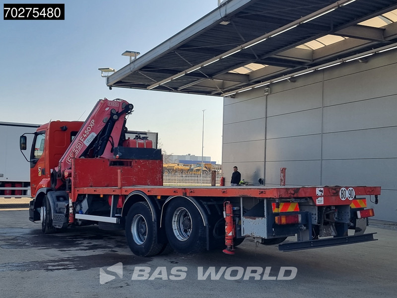 Бортова вантажівка/ Платформа, Вантажівка з маніпулятором Renault Premium 420 6X2 Fassi F450AXP.22 Kran Crane Lift-axle Manual Euro 3: фото 13