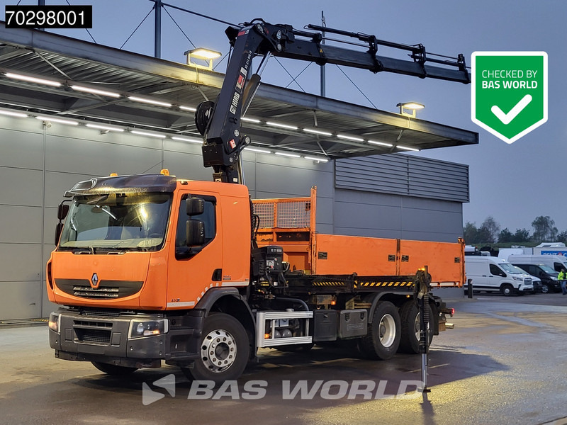 Renault Premium 430 Lander 6X4 HIAB 211 EP-4 Crane Tipper Big-Axle Automatic Euro 5 - Самоскид вантажівка, Вантажівка з маніпулятором: фото 1 Renault Premium 430 Lander 6X4 HIAB 211 EP-4 Crane Tipper Big-Axle Automatic Euro 5 - Самоскид вантажівка, Вантажівка з маніпулятором: фото 1