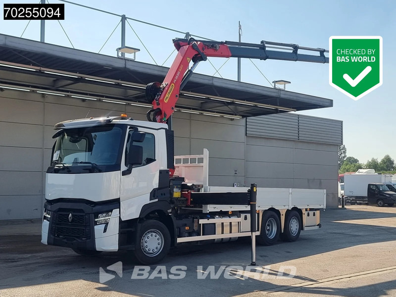 Renault T 440 6X2 2024 NL reg. possible Palfinger PK24.001 SLD Crane Lift+Lenkasche Euro 6 - Бортова вантажівка/ Платформа, Вантажівка з маніпулятором: фото 1 Renault T 440 6X2 2024 NL reg. possible Palfinger PK24.001 SLD Crane Lift+Lenkasche Euro 6 - Бортова вантажівка/ Платформа, Вантажівка з маніпулятором: фото 1