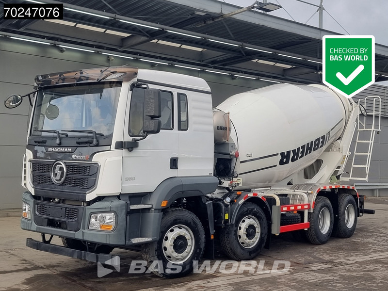 SHACMAN 8x4 EURO 6 8X4 NEW! 8m3 Liebherr Mixer Big-Axle Steel Suspension - Автобетонозмішувач: фото 1 SHACMAN 8x4 EURO 6 8X4 NEW! 8m3 Liebherr Mixer Big-Axle Steel Suspension - Автобетонозмішувач: фото 1