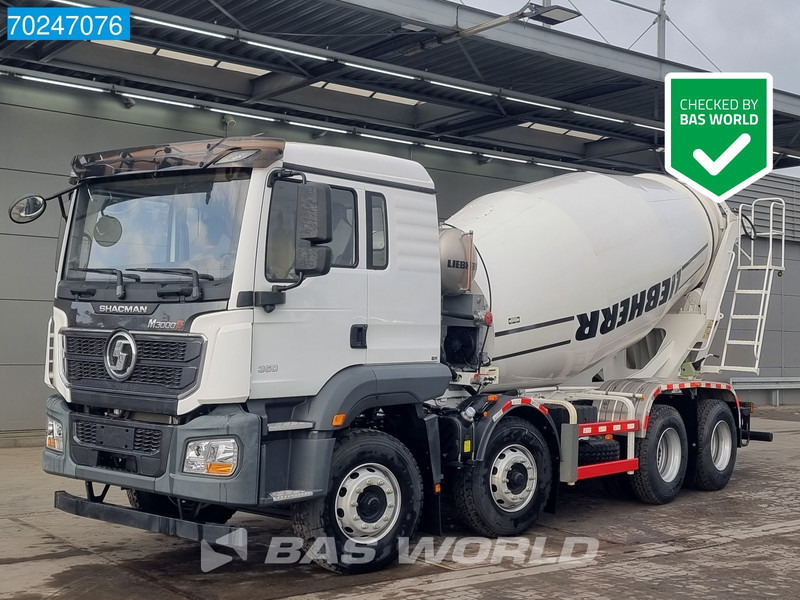 SHACMAN 8x4 EURO 6 8X4 NEW! 8m3 Liebherr Mixer Big-Axle Steel Suspension - Автобетонозмішувач: фото 1 SHACMAN 8x4 EURO 6 8X4 NEW! 8m3 Liebherr Mixer Big-Axle Steel Suspension - Автобетонозмішувач: фото 1