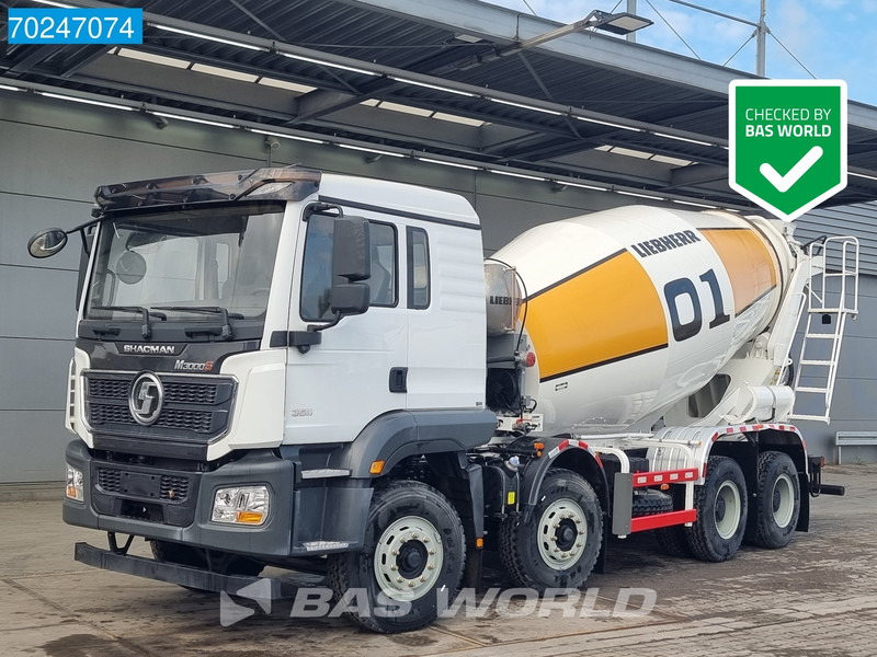 SHACMAN M3000 S 8X4 NEW! 8m3 Liebherr Mixer Big-Axle Steelsuspension - Автобетонозмішувач: фото 1 SHACMAN M3000 S 8X4 NEW! 8m3 Liebherr Mixer Big-Axle Steelsuspension - Автобетонозмішувач: фото 1