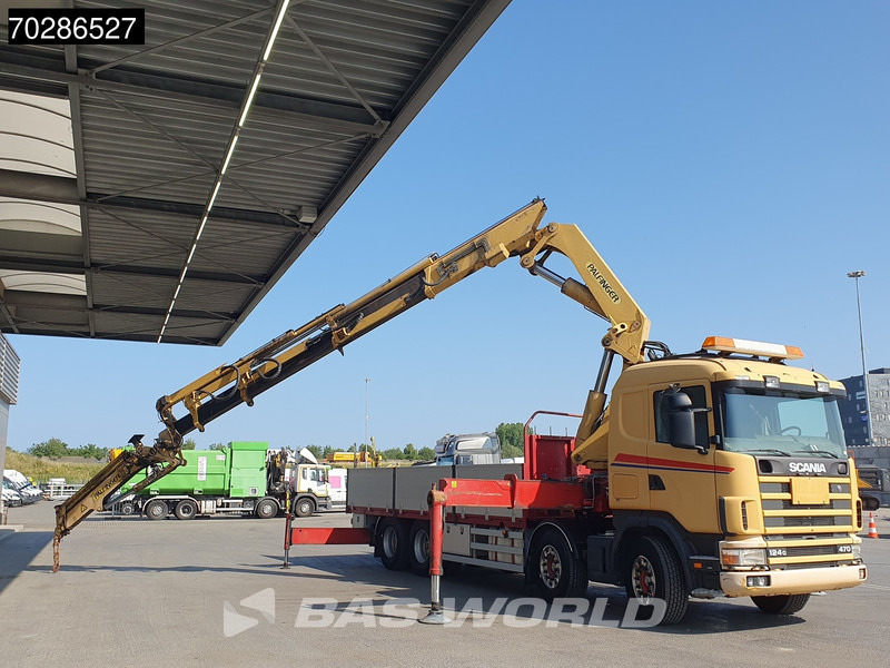 Scania 124G 470 8X4 Palfinger PK45000 C4 Crane Kran Fly-Jib Manual Steering Axle Euro 3 - Бортова вантажівка/ Платформа, Вантажівка з маніпулятором: фото 3 Scania 124G 470 8X4 Palfinger PK45000 C4 Crane Kran Fly-Jib Manual Steering Axle Euro 3 - Бортова вантажівка/ Платформа, Вантажівка з маніпулятором: фото 3