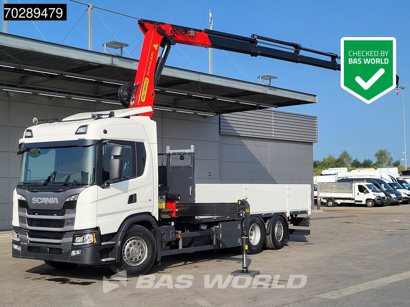 Scania G410 6X2 New! Palfinger PK24.001 SLD 5 Crane Kran Retarder Lift+Steering Axle LED ACC - Бортова вантажівка/ Платформа, Вантажівка з маніпулятором: фото 1 Scania G410 6X2 New! Palfinger PK24.001 SLD 5 Crane Kran Retarder Lift+Steering Axle LED ACC - Бортова вантажівка/ Платформа, Вантажівка з маніпулятором: фото 1