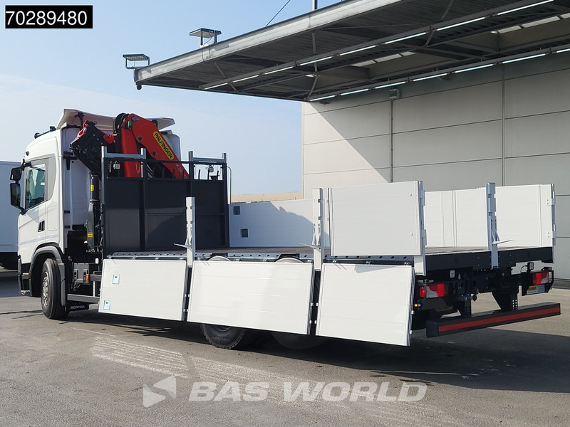 Новий Бортова вантажівка/ Платформа, Вантажівка з маніпулятором Scania G410 6X2 New! Palfinger PK24.001 SLD 5 Crane Kran Retarder Lift+Steering Axle LED ACC: фото 8