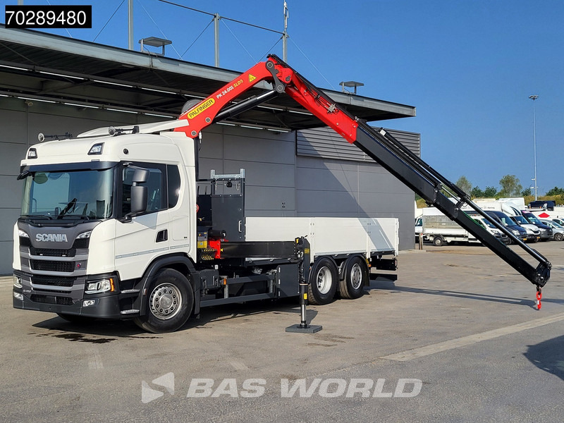Scania G410 6X2 New! Palfinger PK24.001 SLD 5 Crane Kran Retarder Lift+Steering Axle LED ACC - Бортова вантажівка/ Платформа, Вантажівка з маніпулятором: фото 3 Scania G410 6X2 New! Palfinger PK24.001 SLD 5 Crane Kran Retarder Lift+Steering Axle LED ACC - Бортова вантажівка/ Платформа, Вантажівка з маніпулятором: фото 3