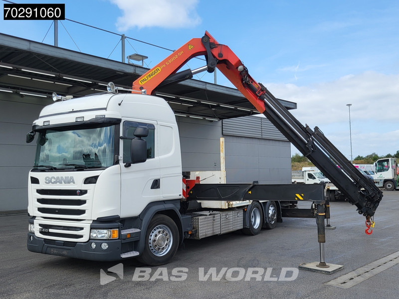 Scania G410 6X2 Palfinger 53002 SH Kran Crane Lift+steering ACC Navi Euro 6 - Бортова вантажівка/ Платформа, Вантажівка з маніпулятором: фото 5 Scania G410 6X2 Palfinger 53002 SH Kran Crane Lift+steering ACC Navi Euro 6 - Бортова вантажівка/ Платформа, Вантажівка з маніпулятором: фото 5