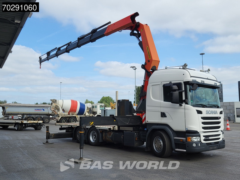 Scania G410 6X2 Palfinger 53002 SH Kran Crane Lift+steering ACC Navi Euro 6 - Бортова вантажівка/ Платформа, Вантажівка з маніпулятором: фото 3 Scania G410 6X2 Palfinger 53002 SH Kran Crane Lift+steering ACC Navi Euro 6 - Бортова вантажівка/ Платформа, Вантажівка з маніпулятором: фото 3