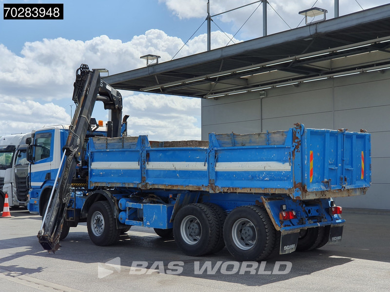 Самоскид вантажівка, Вантажівка з маніпулятором Scania G420 8X4 15m3 tipper Hiab 144 Crane Steelsuspension Manual Big-Axle Euro 3: фото 6