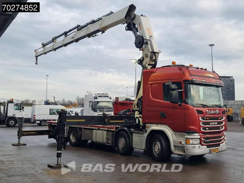 Scania G450 8X2 NL-Truck Hiab X-HIPRO 1058EP-6 Kran Front stab Retarder Euro 6 - Бортова вантажівка/ Платформа, Вантажівка з маніпулятором: фото 3 Scania G450 8X2 NL-Truck Hiab X-HIPRO 1058EP-6 Kran Front stab Retarder Euro 6 - Бортова вантажівка/ Платформа, Вантажівка з маніпулятором: фото 3