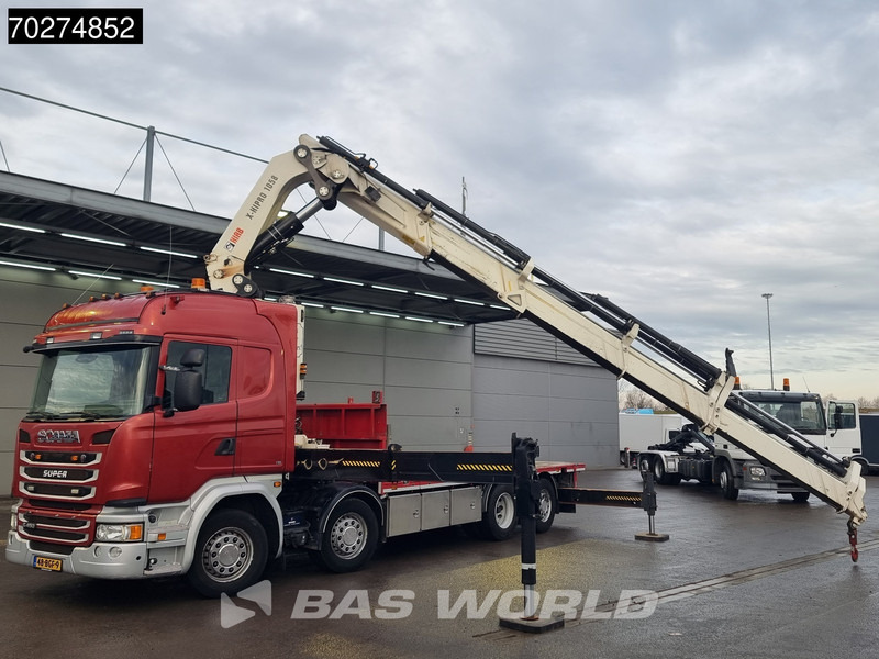 Scania G450 8X2 NL-Truck Hiab X-HIPRO 1058EP-6 Kran Front stab Retarder Euro 6 - Бортова вантажівка/ Платформа, Вантажівка з маніпулятором: фото 5 Scania G450 8X2 NL-Truck Hiab X-HIPRO 1058EP-6 Kran Front stab Retarder Euro 6 - Бортова вантажівка/ Платформа, Вантажівка з маніпулятором: фото 5