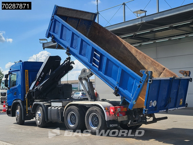 Scania G500 8X4 Hiab X-HIDUO 228 E-3 Crane Retarder Big-Axle Josset Menguy Tipper 14m3 Euro 6 - Самоскид вантажівка, Вантажівка з маніпулятором: фото 5 Scania G500 8X4 Hiab X-HIDUO 228 E-3 Crane Retarder Big-Axle Josset Menguy Tipper 14m3 Euro 6 - Самоскид вантажівка, Вантажівка з маніпулятором: фото 5