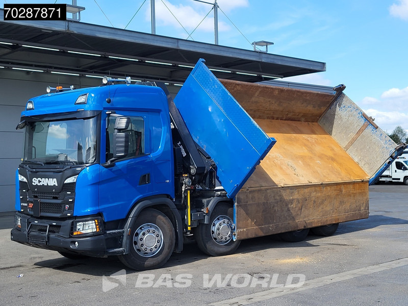 Scania G500 8X4 Hiab X-HIDUO 228 E-3 Crane Retarder Big-Axle Josset Menguy Tipper 14m3 Euro 6 - Самоскид вантажівка, Вантажівка з маніпулятором: фото 3 Scania G500 8X4 Hiab X-HIDUO 228 E-3 Crane Retarder Big-Axle Josset Menguy Tipper 14m3 Euro 6 - Самоскид вантажівка, Вантажівка з маніпулятором: фото 3