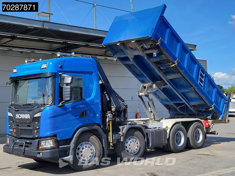 Scania G500 8X4 Hiab X-HIDUO 228 E-3 Crane Retarder Big-Axle Josset Menguy Tipper 14m3 Euro 6 - Самоскид вантажівка, Вантажівка з маніпулятором: фото 2 Scania G500 8X4 Hiab X-HIDUO 228 E-3 Crane Retarder Big-Axle Josset Menguy Tipper 14m3 Euro 6 - Самоскид вантажівка, Вантажівка з маніпулятором: фото 2