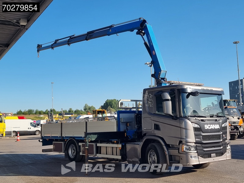 Scania P280 4X2 HMF 1420K-RC Kran Crane Automatic Euro 6 - Бортова вантажівка/ Платформа, Вантажівка з маніпулятором: фото 3 Scania P280 4X2 HMF 1420K-RC Kran Crane Automatic Euro 6 - Бортова вантажівка/ Платформа, Вантажівка з маніпулятором: фото 3