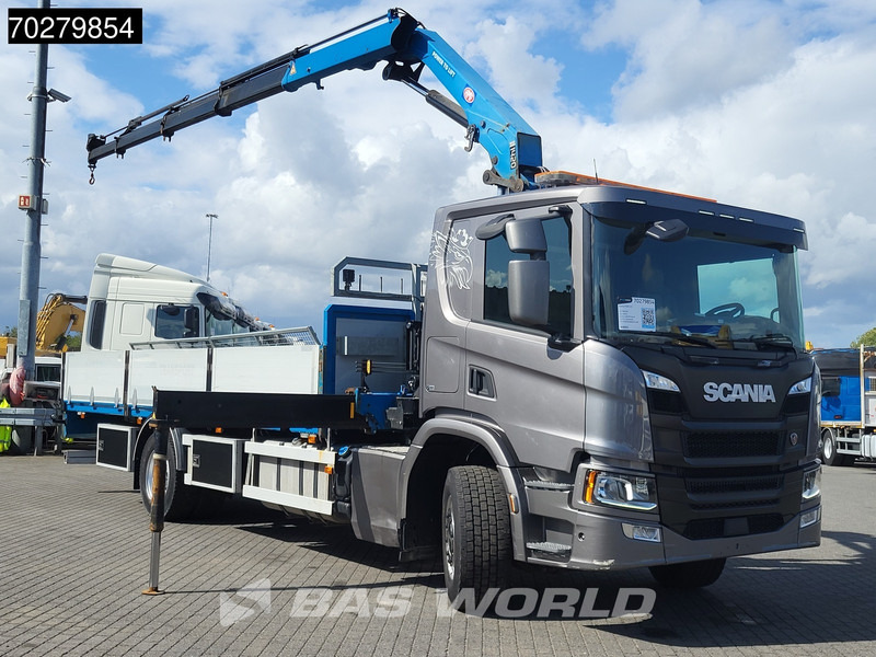 Scania P280 4X2 HMF 1420K-RC Kran Crane Automatic Euro 6 - Бортова вантажівка/ Платформа, Вантажівка з маніпулятором: фото 3 Scania P280 4X2 HMF 1420K-RC Kran Crane Automatic Euro 6 - Бортова вантажівка/ Платформа, Вантажівка з маніпулятором: фото 3