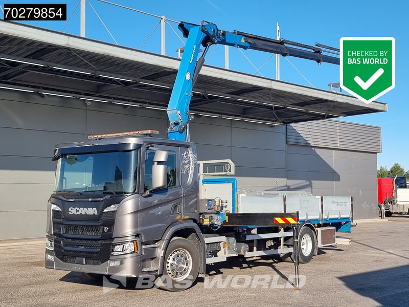 Scania P280 4X2 HMF 1420K-RC Kran Crane Automatic Euro 6 - Бортова вантажівка/ Платформа, Вантажівка з маніпулятором: фото 1 Scania P280 4X2 HMF 1420K-RC Kran Crane Automatic Euro 6 - Бортова вантажівка/ Платформа, Вантажівка з маніпулятором: фото 1
