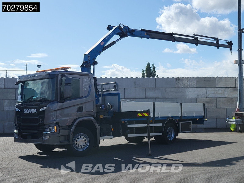 Scania P280 4X2 HMF 1420K-RC Kran Crane Automatic Euro 6 - Бортова вантажівка/ Платформа, Вантажівка з маніпулятором: фото 1 Scania P280 4X2 HMF 1420K-RC Kran Crane Automatic Euro 6 - Бортова вантажівка/ Платформа, Вантажівка з маніпулятором: фото 1
