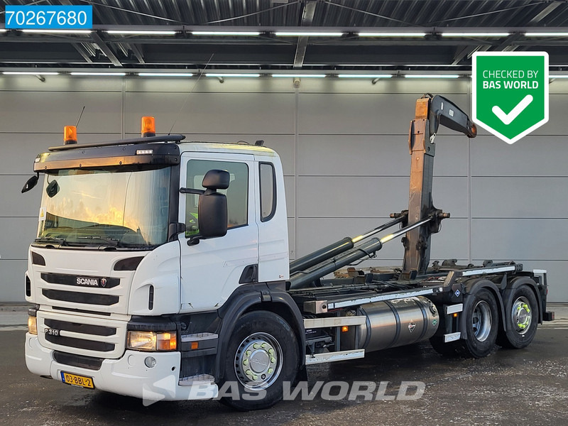 Scania P310 6X2 LNG! NL-Truck 21T Hiab XR21Z61 Retarder Lift-Lenkachse Euro 6 - Гаковий мультиліфт вантажівка: фото 1 Scania P310 6X2 LNG! NL-Truck 21T Hiab XR21Z61 Retarder Lift-Lenkachse Euro 6 - Гаковий мультиліфт вантажівка: фото 1