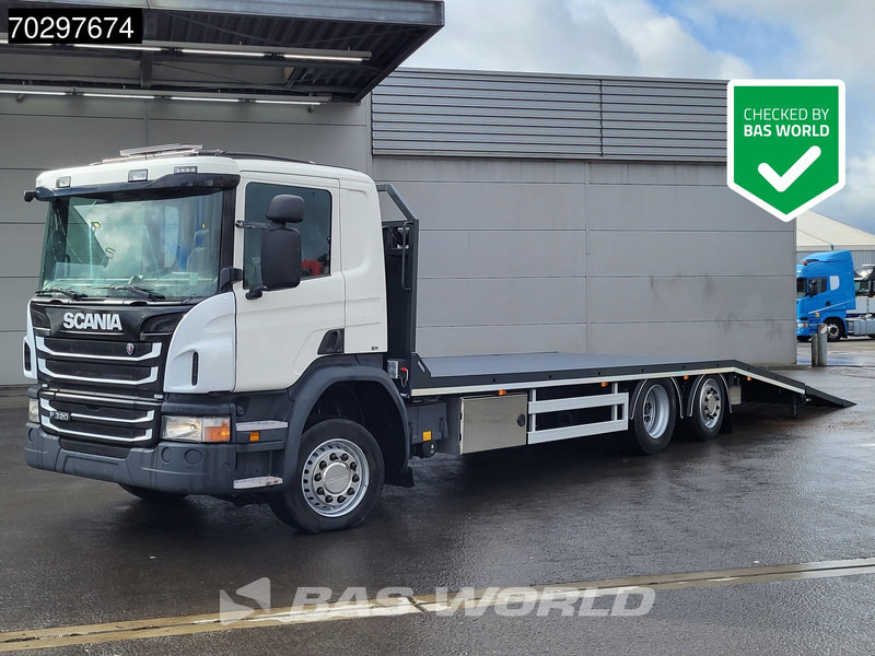 Scania P320 P 6X2 Machine transporter Winch Lift+Steering Axle Euro 6 - Автовоз вантажівка: фото 1 Scania P320 P 6X2 Machine transporter Winch Lift+Steering Axle Euro 6 - Автовоз вантажівка: фото 1