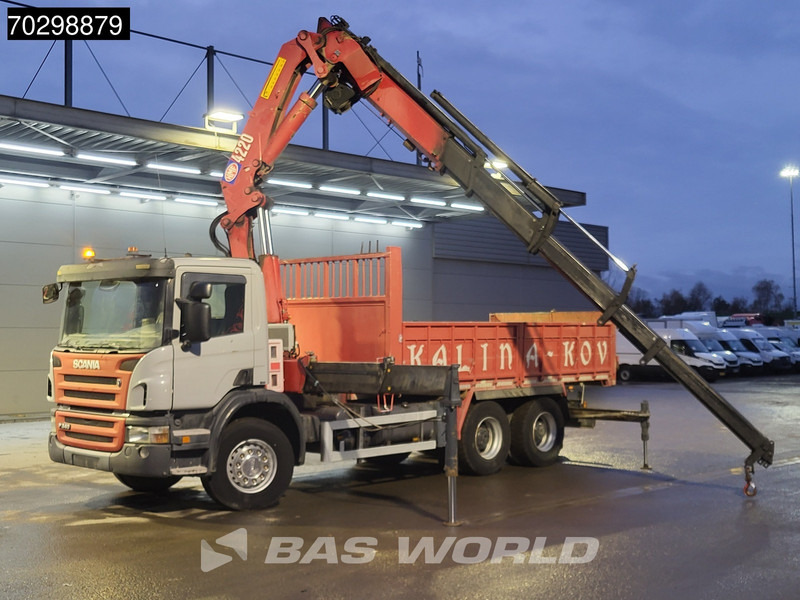 Scania P340 6X4 HMF 4220 K6 Crane Winch Tipper Full Steel Manual Gearbox - Самоскид вантажівка, Вантажівка з маніпулятором: фото 3 Scania P340 6X4 HMF 4220 K6 Crane Winch Tipper Full Steel Manual Gearbox - Самоскид вантажівка, Вантажівка з маніпулятором: фото 3