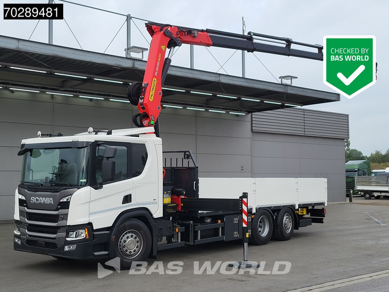 Scania P410 6X2 NEW! Palfinger PK24-001 SLD 5 Kran Crane Retarder Lift+steering axle - Бортова вантажівка/ Платформа, Вантажівка з маніпулятором: фото 1 Scania P410 6X2 NEW! Palfinger PK24-001 SLD 5 Kran Crane Retarder Lift+steering axle - Бортова вантажівка/ Платформа, Вантажівка з маніпулятором: фото 1
