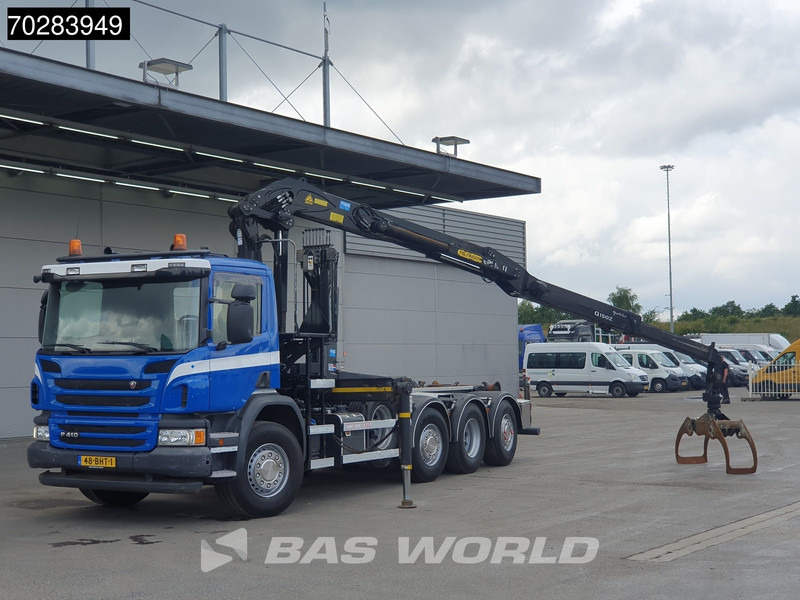 Scania P410 8X2 NL-Truck Palfinger Q150Z Crane 30T VDL hooklift Lift-Lenkachse Euro 6 - Гаковий мультиліфт вантажівка, Вантажівка з маніпулятором: фото 5 Scania P410 8X2 NL-Truck Palfinger Q150Z Crane 30T VDL hooklift Lift-Lenkachse Euro 6 - Гаковий мультиліфт вантажівка, Вантажівка з маніпулятором: фото 5