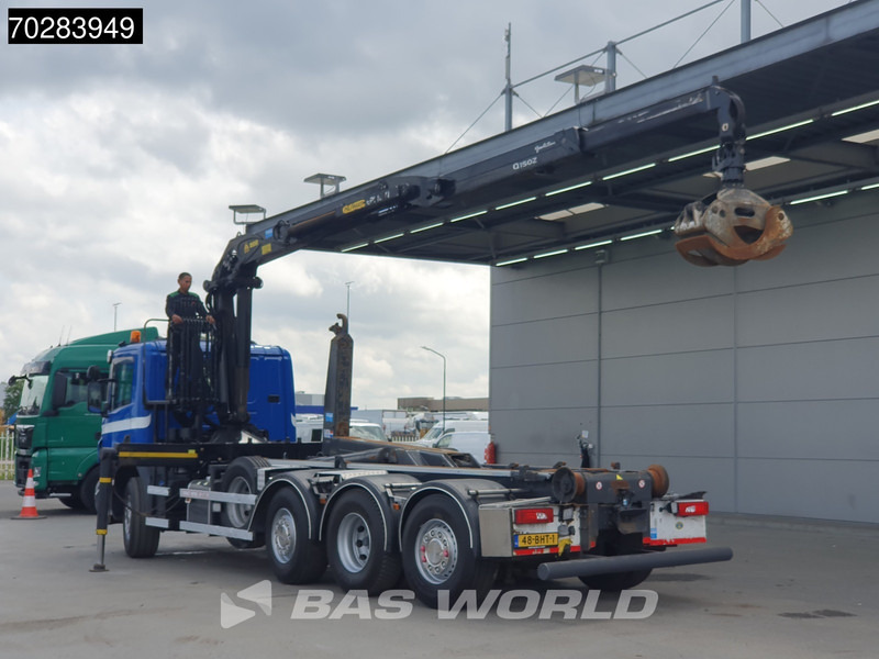 Scania P410 8X2 NL-Truck Palfinger Q150Z Crane 30T VDL hooklift Lift-Lenkachse Euro 6 - Гаковий мультиліфт вантажівка, Вантажівка з маніпулятором: фото 2 Scania P410 8X2 NL-Truck Palfinger Q150Z Crane 30T VDL hooklift Lift-Lenkachse Euro 6 - Гаковий мультиліфт вантажівка, Вантажівка з маніпулятором: фото 2