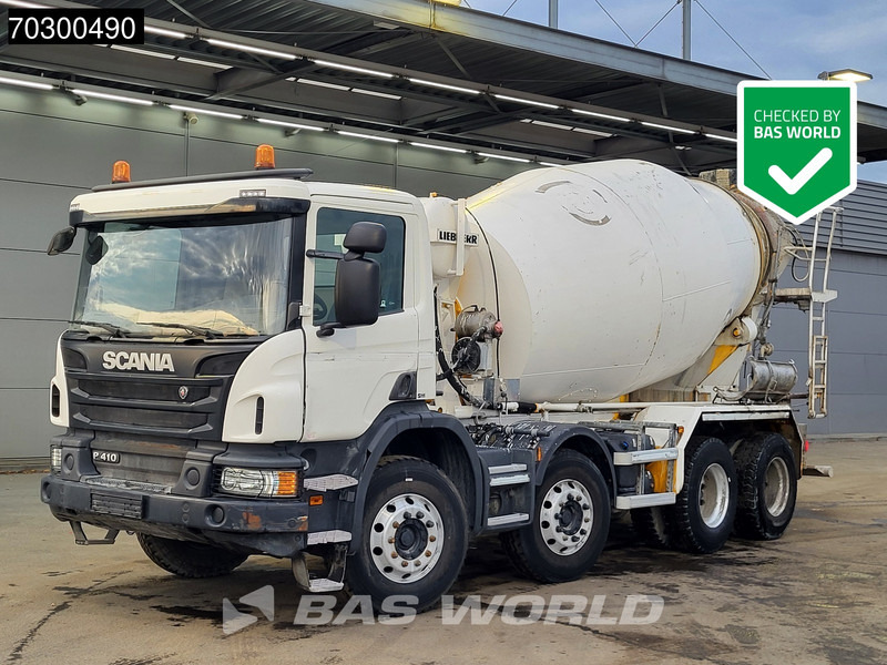 Scania P410 8X4 9m3 Liebherr HTM 904 FL mixer Steelsuspension Automatic Euro 6 - Автобетонозмішувач: фото 1 Scania P410 8X4 9m3 Liebherr HTM 904 FL mixer Steelsuspension Automatic Euro 6 - Автобетонозмішувач: фото 1