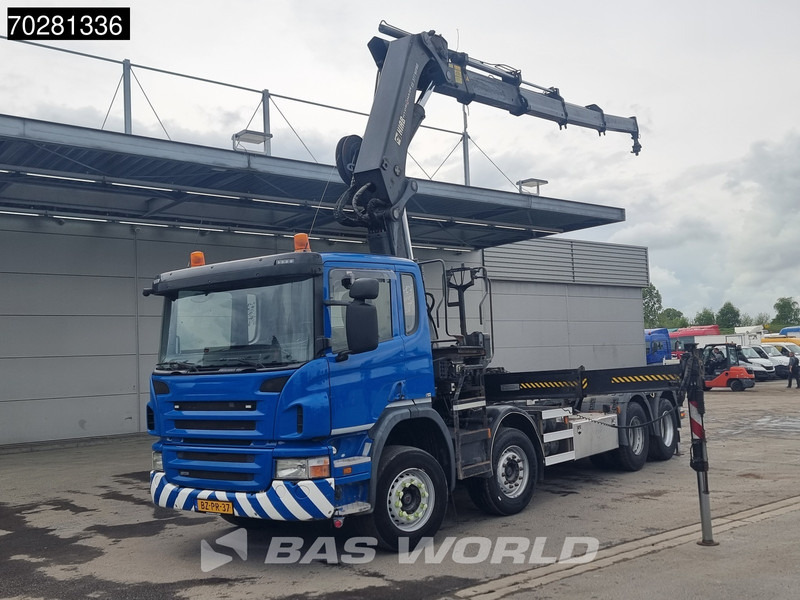 Scania P420 8X2 NL-Truck Hiab 377EP-4 Hipro Kran + Transcom TRC28S Euro 5 - Гаковий мультиліфт вантажівка, Вантажівка з маніпулятором: фото 5 Scania P420 8X2 NL-Truck Hiab 377EP-4 Hipro Kran + Transcom TRC28S Euro 5 - Гаковий мультиліфт вантажівка, Вантажівка з маніпулятором: фото 5