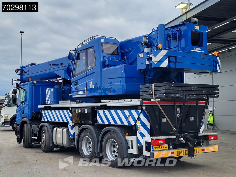 Scania P450 P 8X4 Palfinger/SANY SPC500E Telescopic Crane Retarder Navi Automatic Euro 6 - Бортова вантажівка/ Платформа, Вантажівка з маніпулятором: фото 2 Scania P450 P 8X4 Palfinger/SANY SPC500E Telescopic Crane Retarder Navi Automatic Euro 6 - Бортова вантажівка/ Платформа, Вантажівка з маніпулятором: фото 2