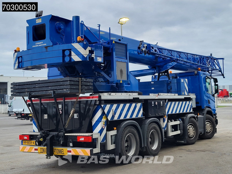 Scania P450 P 8X4 Palfinger/SANY SPC500E Telescopic Crane Retarder Navi Automatic Euro 6 - Бортова вантажівка/ Платформа, Вантажівка з маніпулятором: фото 5 Scania P450 P 8X4 Palfinger/SANY SPC500E Telescopic Crane Retarder Navi Automatic Euro 6 - Бортова вантажівка/ Платформа, Вантажівка з маніпулятором: фото 5