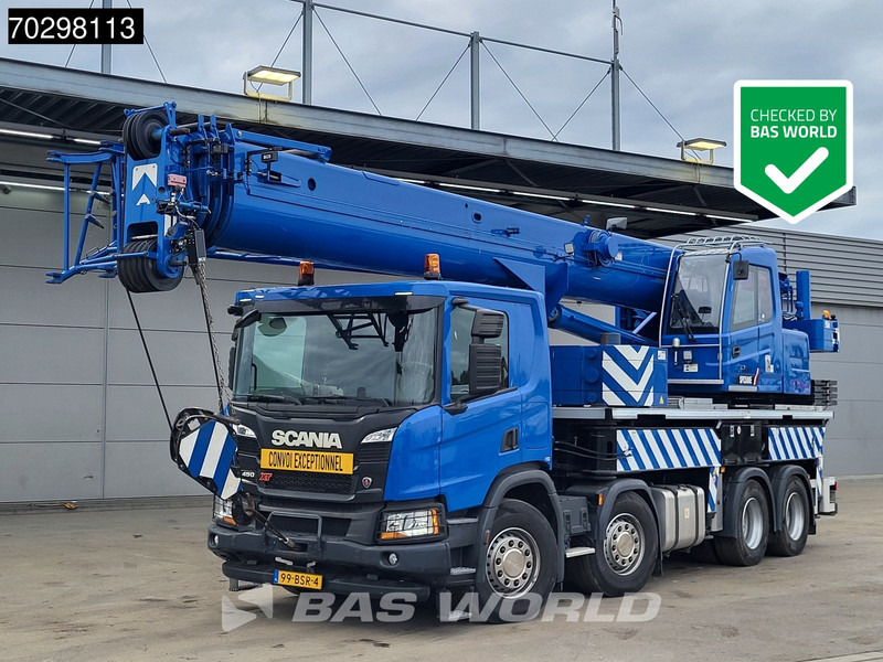 Scania P450 P 8X4 Palfinger/SANY SPC500E Telescopic Crane Retarder Navi Automatic Euro 6 - Бортова вантажівка/ Платформа, Вантажівка з маніпулятором: фото 1 Scania P450 P 8X4 Palfinger/SANY SPC500E Telescopic Crane Retarder Navi Automatic Euro 6 - Бортова вантажівка/ Платформа, Вантажівка з маніпулятором: фото 1
