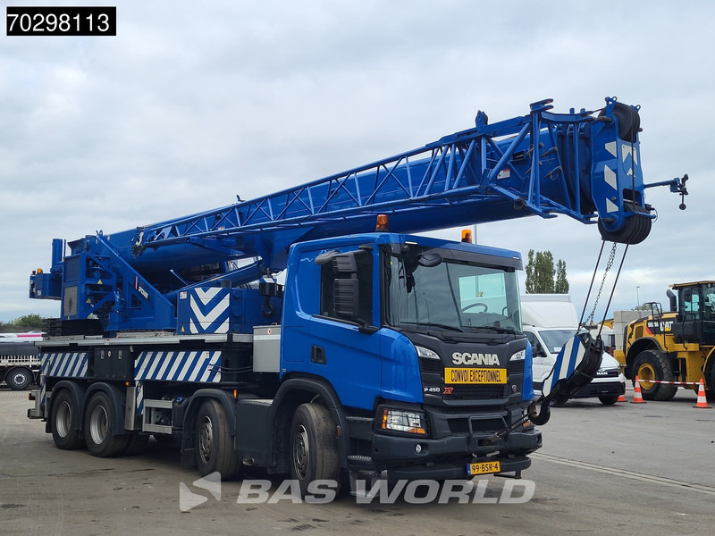 Scania P450 P 8X4 Palfinger/SANY SPC500E Telescopic Crane Retarder Navi Automatic Euro 6 - Бортова вантажівка/ Платформа, Вантажівка з маніпулятором: фото 3 Scania P450 P 8X4 Palfinger/SANY SPC500E Telescopic Crane Retarder Navi Automatic Euro 6 - Бортова вантажівка/ Платформа, Вантажівка з маніпулятором: фото 3