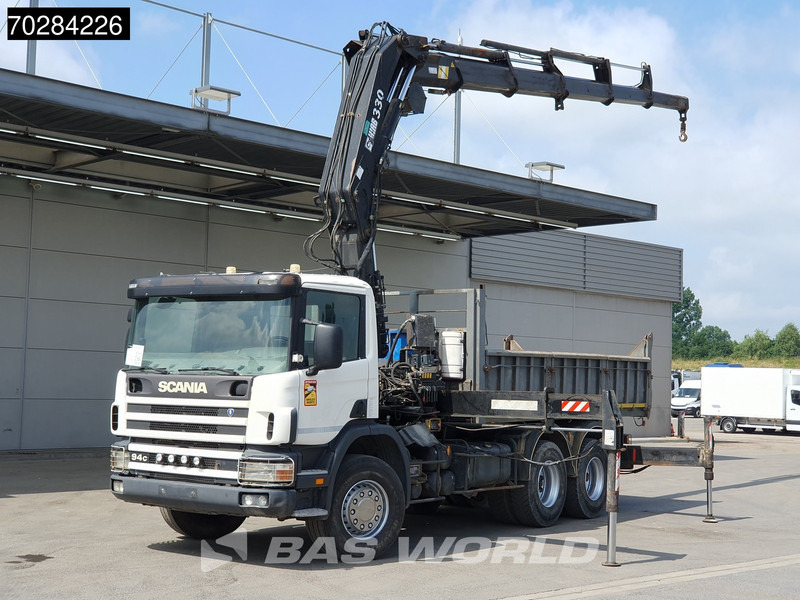 Scania P94 6X4 Hiab 330-4 Kran Crane 9m3 tipper Manual Steelsuspension Euro 3 - Самоскид вантажівка, Вантажівка з маніпулятором: фото 1 Scania P94 6X4 Hiab 330-4 Kran Crane 9m3 tipper Manual Steelsuspension Euro 3 - Самоскид вантажівка, Вантажівка з маніпулятором: фото 1