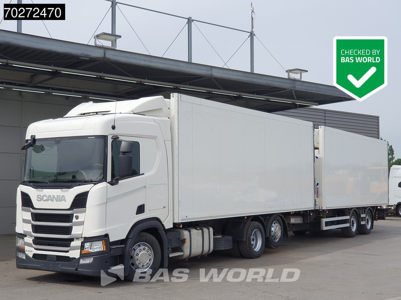 Scania R410 6X2 Carrier Supra 1250 Multi temp Retarder Ladebordwand Liftachse Euro 6 - Рефрижератор вантажівка: фото 1 Scania R410 6X2 Carrier Supra 1250 Multi temp Retarder Ladebordwand Liftachse Euro 6 - Рефрижератор вантажівка: фото 1