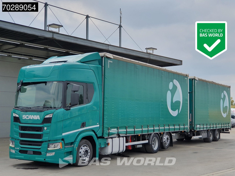 Scania R410 6X2 Combi Retarder Standklima lifting roof ACC LED Euro 6 - Тентована вантажівка: фото 1 Scania R410 6X2 Combi Retarder Standklima lifting roof ACC LED Euro 6 - Тентована вантажівка: фото 1
