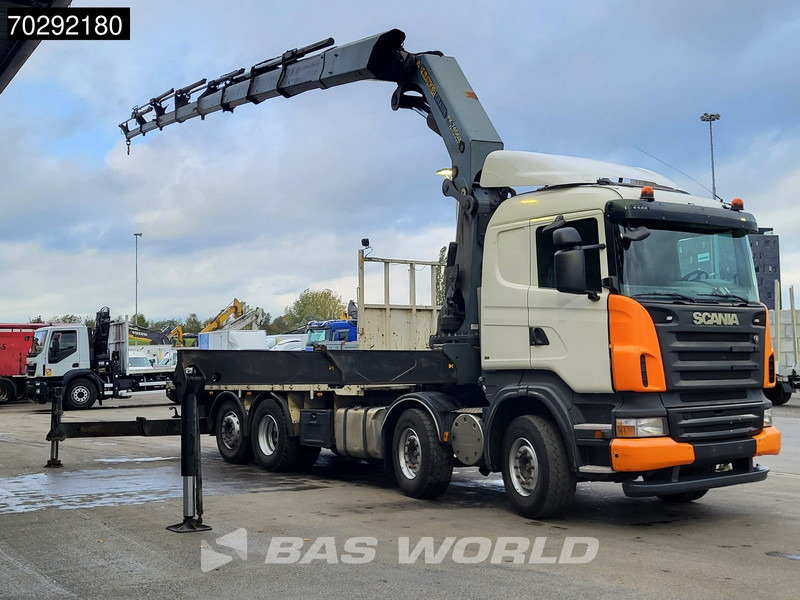 Scania R420 8X2 Palfinger PK74002 Kran Crane Retarder Lift-Steering Axle Euro 4 - Бортова вантажівка/ Платформа, Вантажівка з маніпулятором: фото 3 Scania R420 8X2 Palfinger PK74002 Kran Crane Retarder Lift-Steering Axle Euro 4 - Бортова вантажівка/ Платформа, Вантажівка з маніпулятором: фото 3