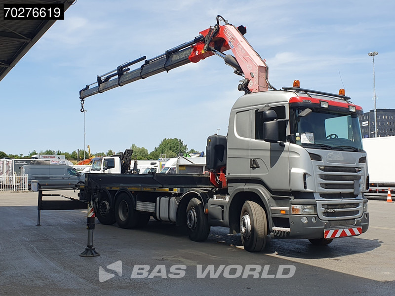 Scania R480 8X2 FASSI F660AXP.25 Manual Retarder Lift+Lenkachse Euro 5 - Бортова вантажівка/ Платформа, Вантажівка з маніпулятором: фото 2 Scania R480 8X2 FASSI F660AXP.25 Manual Retarder Lift+Lenkachse Euro 5 - Бортова вантажівка/ Платформа, Вантажівка з маніпулятором: фото 2