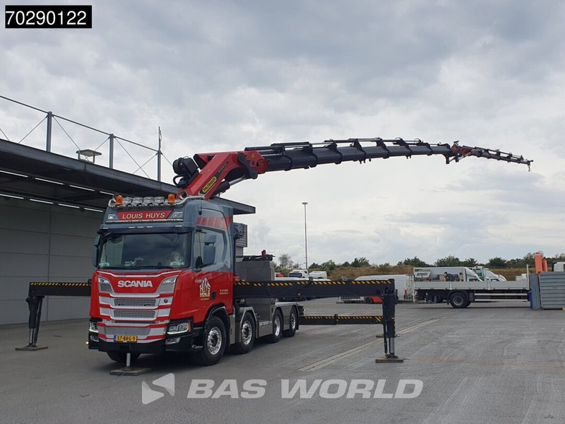 Scania R500 8X2 NL-Truck Palfinger PK165002 TEC 7 Crane Winch Fly-Jib Retarder Lift+steering - Бортова вантажівка/ Платформа, Вантажівка з маніпулятором: фото 5 Scania R500 8X2 NL-Truck Palfinger PK165002 TEC 7 Crane Winch Fly-Jib Retarder Lift+steering - Бортова вантажівка/ Платформа, Вантажівка з маніпулятором: фото 5