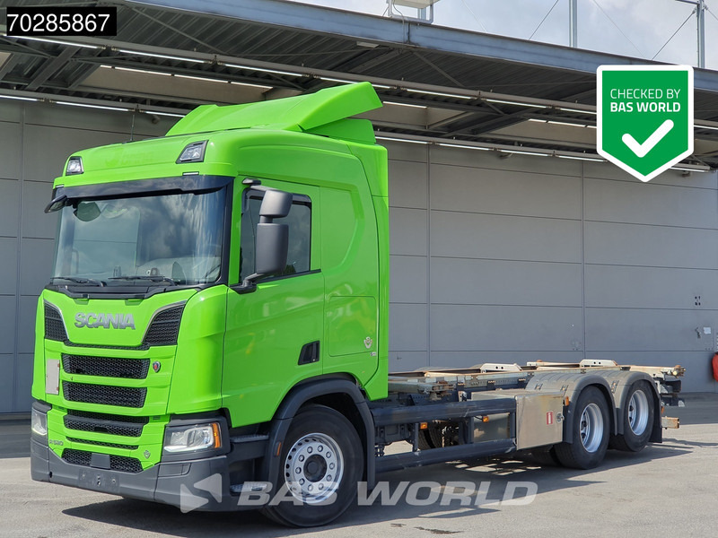 Scania R520 R 6X2 BDF Retarder Lift-axle Automatic LED ACC Euro 6 - Контейнеровоз/ Змінний кузов вантажівка: фото 1 Scania R520 R 6X2 BDF Retarder Lift-axle Automatic LED ACC Euro 6 - Контейнеровоз/ Змінний кузов вантажівка: фото 1