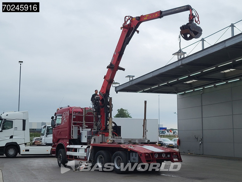 Scania R580 6X4 3-Pedals Jonsered J28505 83 Crane Kran Steel-suspension Retarder Euro 6 - Лісовоз, Вантажівка з маніпулятором: фото 2 Scania R580 6X4 3-Pedals Jonsered J28505 83 Crane Kran Steel-suspension Retarder Euro 6 - Лісовоз, Вантажівка з маніпулятором: фото 2