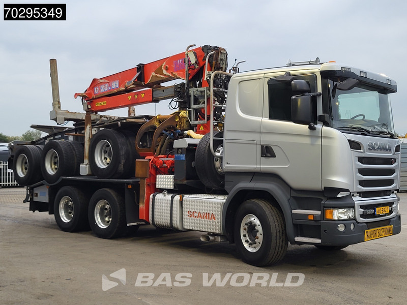 Scania R580 R 6X4 NL-Truck Diebolt D28.81 Kran Crane Holztransport + Dolly Retarder Euro 6 - Лісовоз, Вантажівка з маніпулятором: фото 3 Scania R580 R 6X4 NL-Truck Diebolt D28.81 Kran Crane Holztransport + Dolly Retarder Euro 6 - Лісовоз, Вантажівка з маніпулятором: фото 3