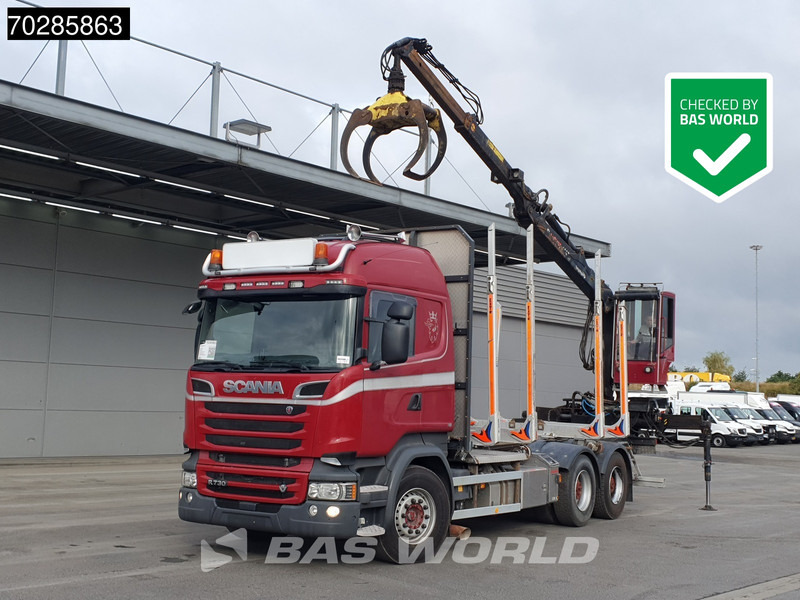 Scania R730 R 6X4 HIAB F108S 79 Crane Retarder Xenon BigAxle Loglift Automatic ACC Euro 6 - Лісовоз, Вантажівка з маніпулятором: фото 1 Scania R730 R 6X4 HIAB F108S 79 Crane Retarder Xenon BigAxle Loglift Automatic ACC Euro 6 - Лісовоз, Вантажівка з маніпулятором: фото 1