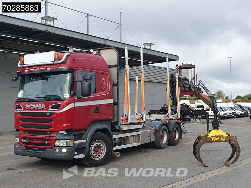 Scania R730 R 6X4 HIAB F108S 79 Crane Retarder Xenon BigAxle Loglift Automatic ACC Euro 6 - Лісовоз, Вантажівка з маніпулятором: фото 5 Scania R730 R 6X4 HIAB F108S 79 Crane Retarder Xenon BigAxle Loglift Automatic ACC Euro 6 - Лісовоз, Вантажівка з маніпулятором: фото 5