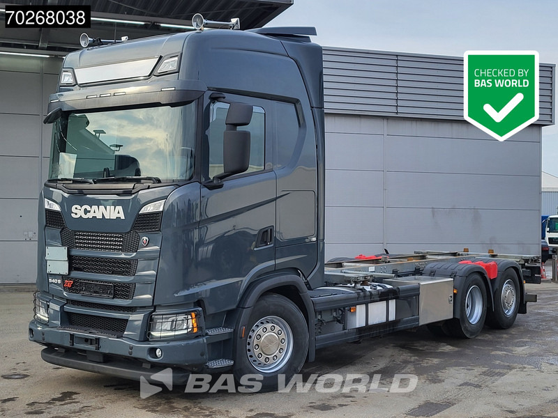 Scania S540 6X2 Highline 2x Tanks Retarder Highline Euro 6 - Контейнеровоз/ Змінний кузов вантажівка: фото 1 Scania S540 6X2 Highline 2x Tanks Retarder Highline Euro 6 - Контейнеровоз/ Змінний кузов вантажівка: фото 1