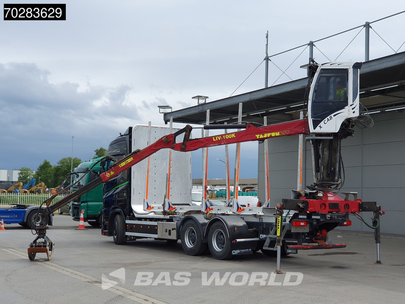 Scania S650 S 6X4 Tajfun LIV100K Kran Holztransport Retarder 3-Pedals Euro 6 - Лісовоз, Вантажівка з маніпулятором: фото 5 Scania S650 S 6X4 Tajfun LIV100K Kran Holztransport Retarder 3-Pedals Euro 6 - Лісовоз, Вантажівка з маніпулятором: фото 5