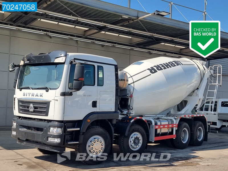 Sitrak G5 350 8X4 8m3 Liebherr Mixer Big-Axle Steelsuspension - Автобетонозмішувач: фото 1 Sitrak G5 350 8X4 8m3 Liebherr Mixer Big-Axle Steelsuspension - Автобетонозмішувач: фото 1